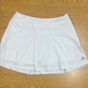 NWT Adidas White Pleated Golf Skort